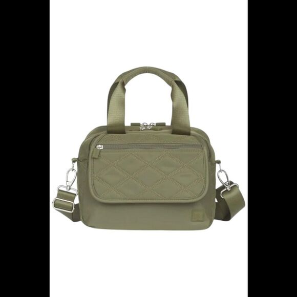 IHKWIP Handbags - IHKWIP Soho Satchel with Crossbody Strap Military Olive